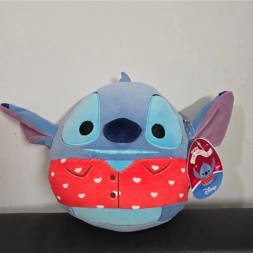 NWT Disney Squishmallows Lilo & Stitch STITCH 8" Plush toy Valentines Day 2025